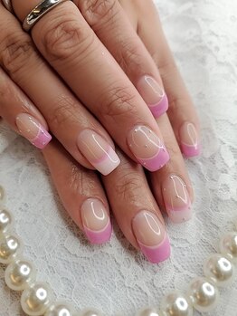 ローラネイル(Roller nail)/ジェルフレンチコース¥8500