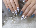 ブルーラメネイル