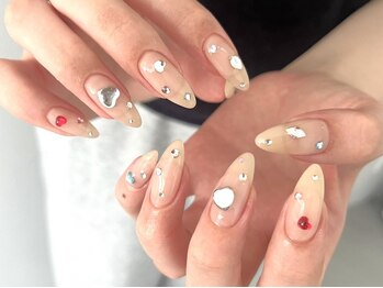 ジュアネイル(jouer nail)の写真/【JR千葉駅近＆21時迄営業!】お仕事頑張る貴女も指先から綺麗にしてお洒落な毎日を◎アートコース8500円～