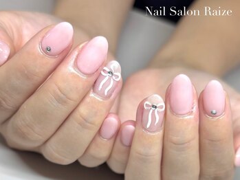 ライズ 本町店(Raize)/リボンネイル/ガーリーネイル