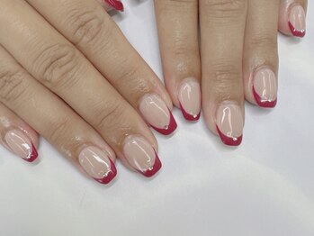 ハニービービー(Honey Bee Bee)/レッドフレンチネイル