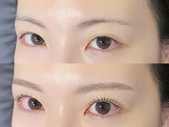 Selene【セレネ】表参道/まつげパーマ/パリジェンヌ/アイブロウ/眉毛の写真/《夜21時まで営業・完全個室》周りを気にせず過ごす美容時間♪"すっぴんでも可愛い"お目元をご提案[表参道]