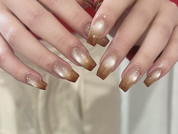 マグネットグラデーションネイル