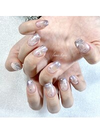 手描きアートの雪の結晶