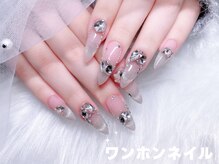 【ご新規様】 人気NO.２ クーポン☆ 【チップ長さだし】 １０本フルの持ち込みデザイン！