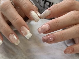 桃ゼリーネイル