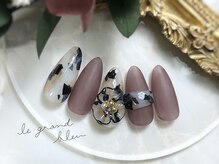 ルグランブルー(le grand bleu)/ホワイトべっ甲デザイン