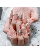 クイーンズビューティーサロン 新宿本店(Queen's beauty salon)/チップ長さ出しアートやり放題