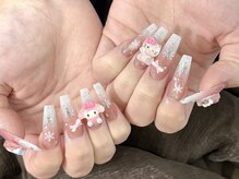 《渋谷でパーツ付け放題・長さだしをするならEcho Nail Salon》大人気コースをご紹介♪
