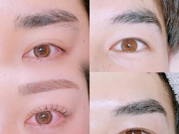 メゾンアンズ 船橋店(maison ANZU.)の写真/［美眉waxスタイリング+間引き］waxで眉のラインを整え、なりたい印象に近づけます♪メンズも大歓迎☆