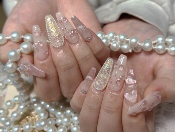 モアネイル 新宿/ワンホンネイル/持ち込み/新宿