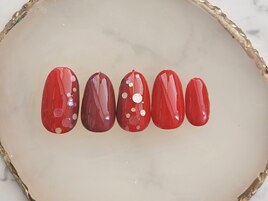 縦グラデーション×ドット