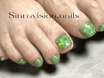 シンラヴィジョンネイルズ(sinravision.nails)の写真/乾燥、ざらつき、ガサガサかかと等…気になる方必見！足裏の角質ケアでお悩み解消◎つるスベの足元へ★