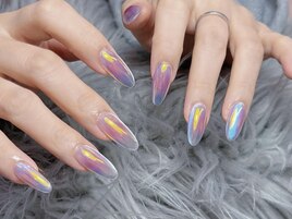 人魚姫マグネットオーロラネイル