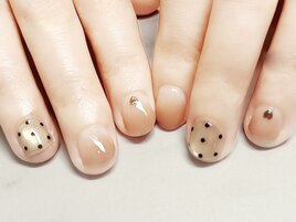 定額　シンプル上品ネイル