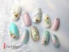 【毎回オフ無料】マリン&フルーツnail¥7990～11000/デザインにより価格変動