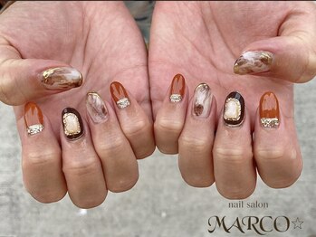 ネイルサロン マルコ(nail salon MARCO)/テラコッタカラー