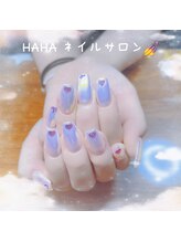 ハハ(HAHA)/オーロラワンカラー&ホログラム