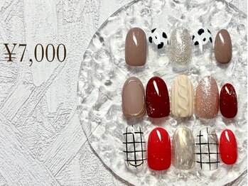 フラワーネイル 古河店(Fleur nail)/11月・12月定額メニュー☆¥7,000