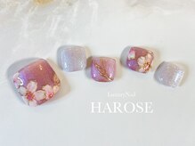 ラグジュアリーネイル ハローズ(HAROSE)/FOOT ジェルアートコース