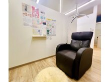 高蔵寺まつげの雰囲気（パーソナルな雰囲気を確保できる女性専用の個別ブースです）