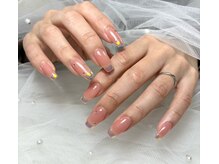 A'm&nail【マグネット/フィルイン/長さだし/パラジェル/持ち込み】【7/13OPEN(予定)】の雰囲気（#長さだし#ミラーフレンチ）