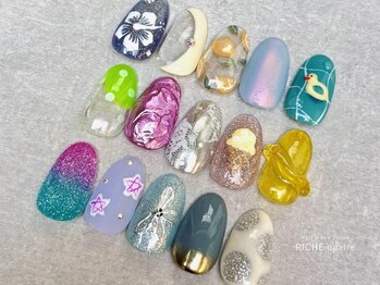 リッシュ キャトル 久屋大通店(RICHE quatre)の写真/久屋スグ★短い爪でも可愛いニュアンスネイルやぷっくりネイル、ミラーネイルetcファッションに合わせて♪