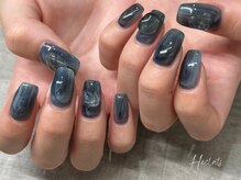 エクラス 銀座(Heclats)/ネイビー/ニュアンス/天然石