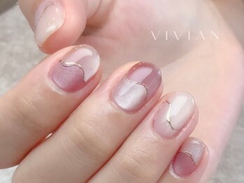 ヴィヴィアン ネイル(Vivian nail)/細ミラー マグネット