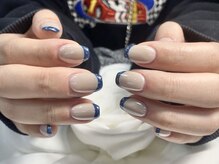 マルチューネイル 池袋(MARUCHU NAIL)/カラーフレンチ(ベースカラー付)