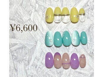フラワーネイル 古河店(Fleur nail)/5月・6月定額デザイン☆¥6,600