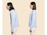 【猫背・反り腰】整えて若々しい姿勢美人に！　４０分　¥5,300