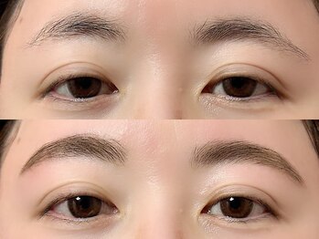 サイクル 東大宮(cycle)の写真/ハリウッドブロウで眉癖を改善！理想の毛流れで美眉に☆毎日のメイクが時短に◎