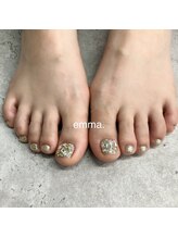 エマ(emma.)/【FOOTワンカラー+親指アート】