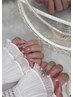 ≪ハンドジェル≫ぽわんと色づく◇マグネットチークネイル¥6500  ※パーツ別