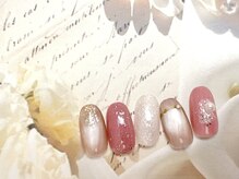 フルールソンネイル(fleur son nail)/3月定額トレンドアート