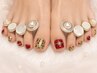【FOOT】画像持ち込みOK♪90分アートし放題│フットバス付