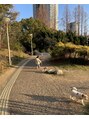 インディバケアプラチナム 心斎橋 休みの日は愛犬2匹と子供と公園へ行ったりしてます！