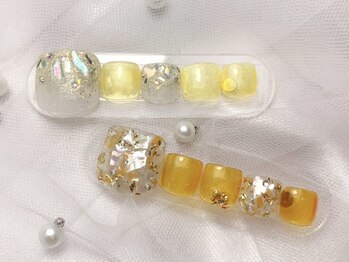 キューティプティ 池袋東口店(Cutie puti)の写真/【初回オフ無料/何度でも同価格♪池袋駅近】選べるデザインフットコース¥8000~★可愛いネイルで気分up♪