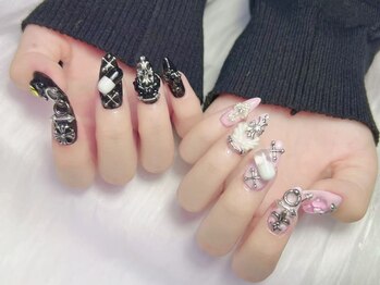 スマイル ネイル 大宮(smile nail)の写真/【大宮駅東口徒歩5分】ワンカラーから埋め尽くしまで選び放題!ワンホンネイルを求めてる方はこちら!