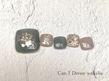 キャンアイドレッシー 若葉(Can I Dressy)/【フット定額ネイル　¥5590】