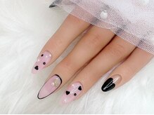 ネイルサロンアンドネイルスクールアートローズ 町田店(Art Rose)/小悪魔ハートネイル