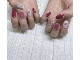 お花ネイル