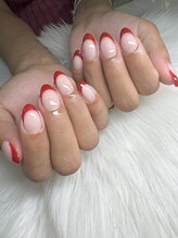 タムタムネイル 本厚木(Tam Tam Nail)/フレンチ、ベース追加