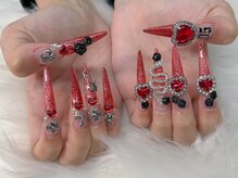 ティアラネイル(TIARA NAIL)/ロングベース自由¥19700