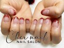 秋色フレンチ【Cher nail】