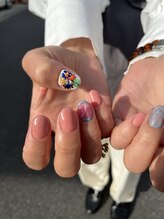 テンネイル(ten. nail)/ワンカラー＋アート4本