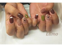 リーモ(Liimo)/ぷくぷくフラワー　ニットネイル