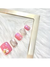 アンドラッシュネイル(&Lash nail)/フットネイル10本デザインコース