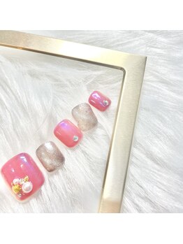 アンドラッシュネイル(&Lash nail)/フットネイル10本デザインコース